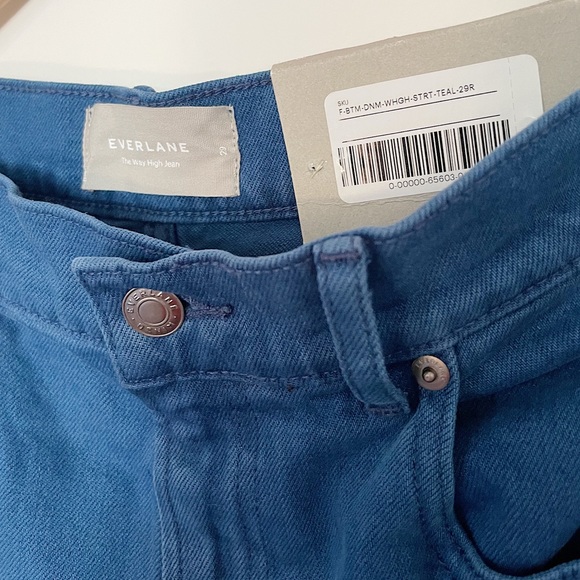 Everlane Way High Jean (Blue) - Picture 2 of 3